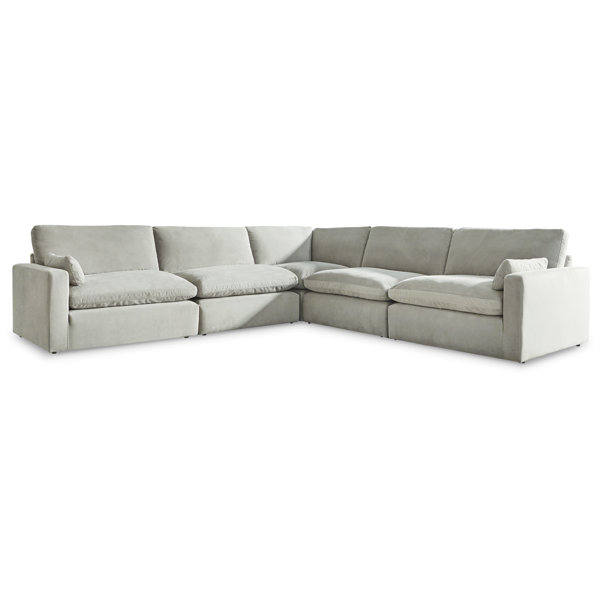 Signature Design by Ashley Sophie 129" Wide Symmetrical Modular Corner Sectional Wayfair